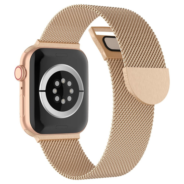 Rigtigt slidstærk Apple Watch Series 7 45mm Metal Rem - Pink#serie_2