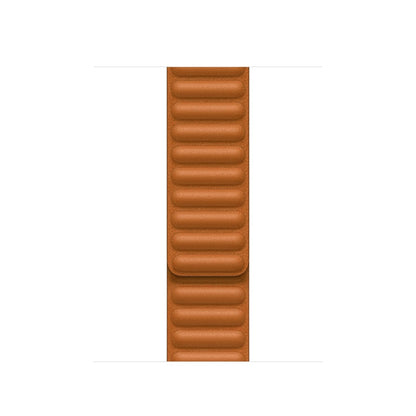 Super pænt Universal Apple Ægte læder Urrem - Brun#serie_7