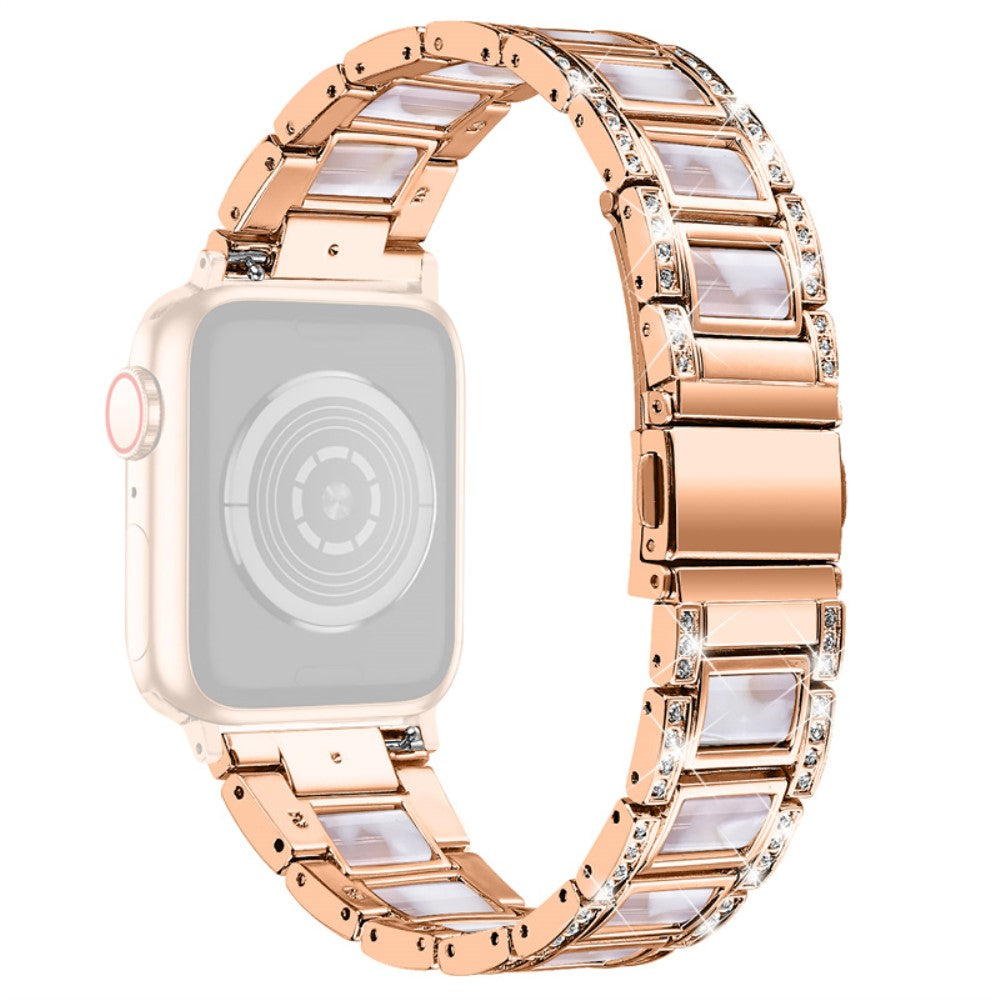 Helt vildt fint Universal Apple Metal og Rhinsten Rem - Pink#serie_12