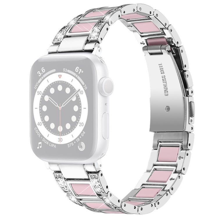 Helt vildt godt Universal Apple Metal og  Rhinsten Urrem - Pink#serie_3