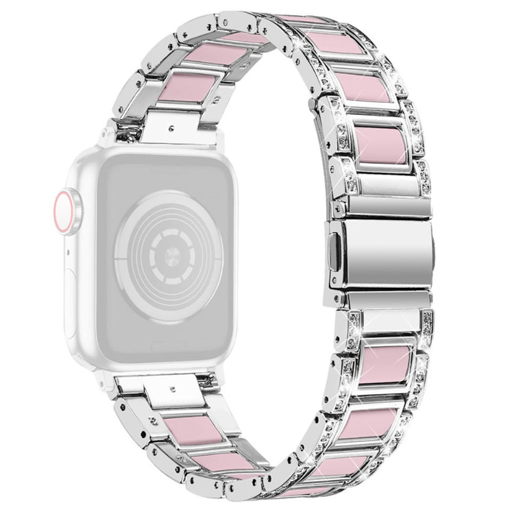 Rigtigt pænt Universal Apple Metal og Rhinsten Rem - Pink#serie_3