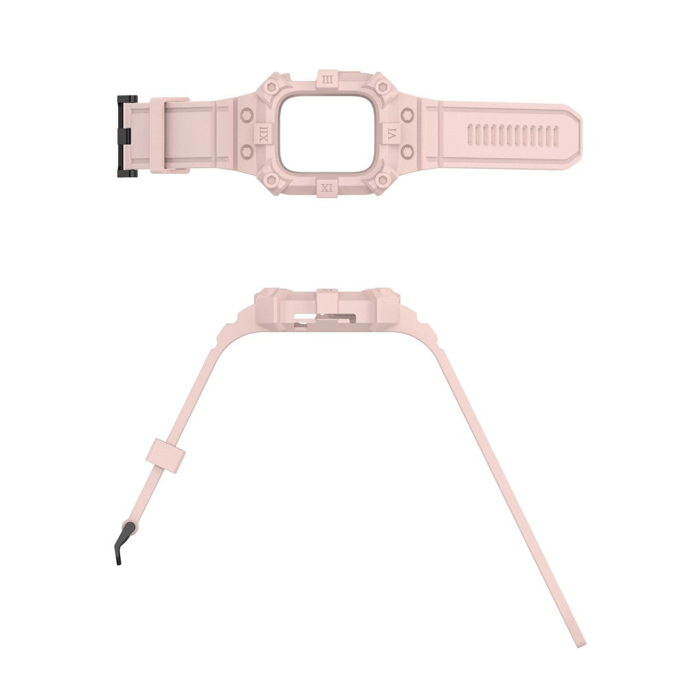 Vildt kønt Universal Apple Silikone Rem - Pink#serie_9