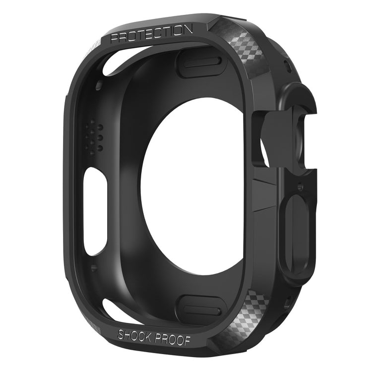 Apple Watch Ultra  Silikone Bumper  - Sort#serie_1