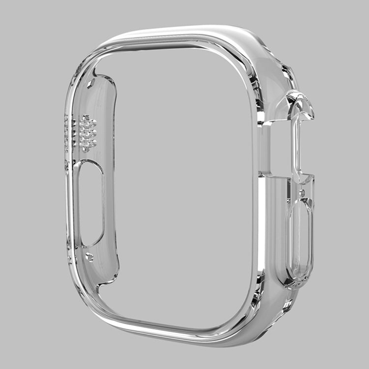 Apple Watch Ultra Plastik Cover med Skærmbeskytter og Hærdet Glas - Gennemsigtig#serie_15