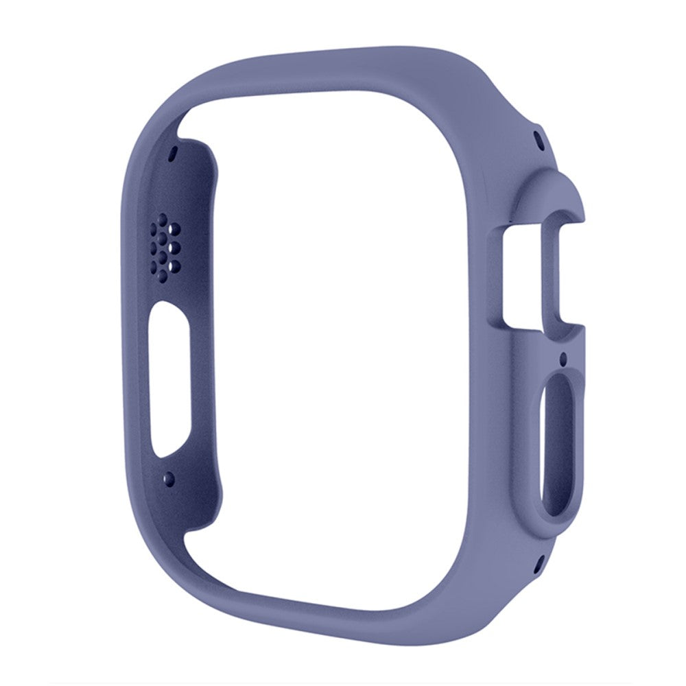 Apple Watch Ultra Plastik Cover med Skærmbeskytter og Hærdet Glas - Blå#serie_4