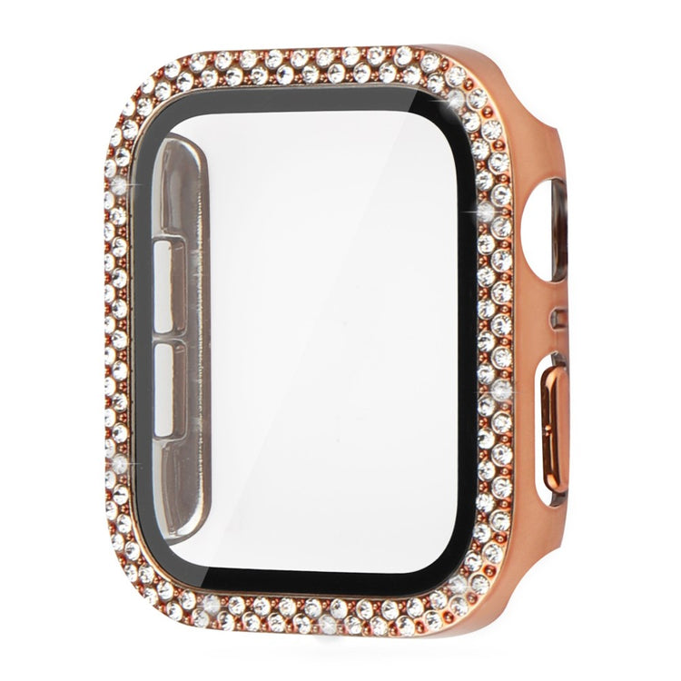 Apple Watch Ultra Plastik Cover med Rem og Hærdet Glas - Pink#serie_6