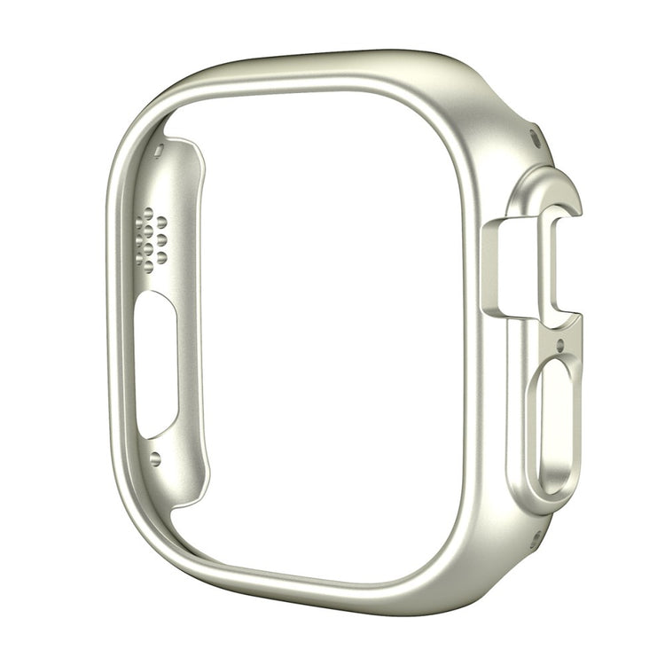 Apple Watch Ultra Plastik Cover med Skærmbeskytter - Sølv#serie_1