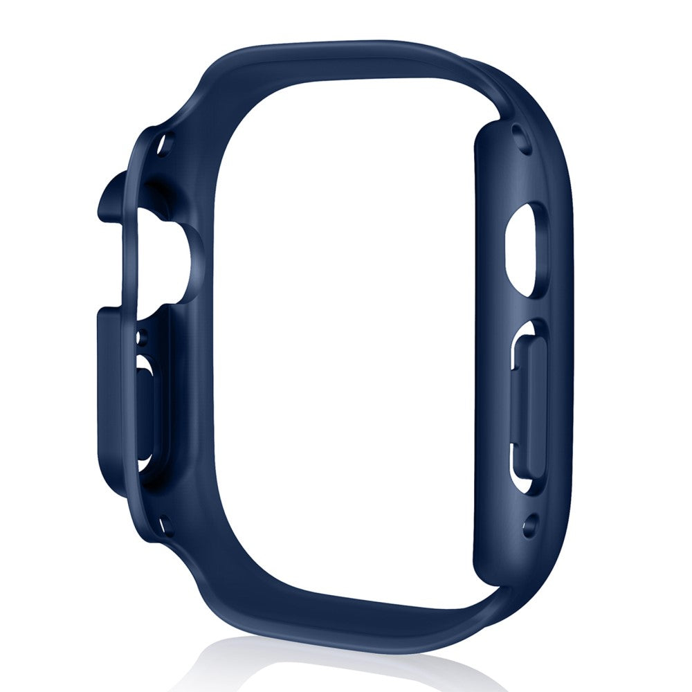 Beskyttende Apple Watch Ultra Cover med Skærmbeskytter i Plastik og Hærdet Glas - Grøn#serie_22