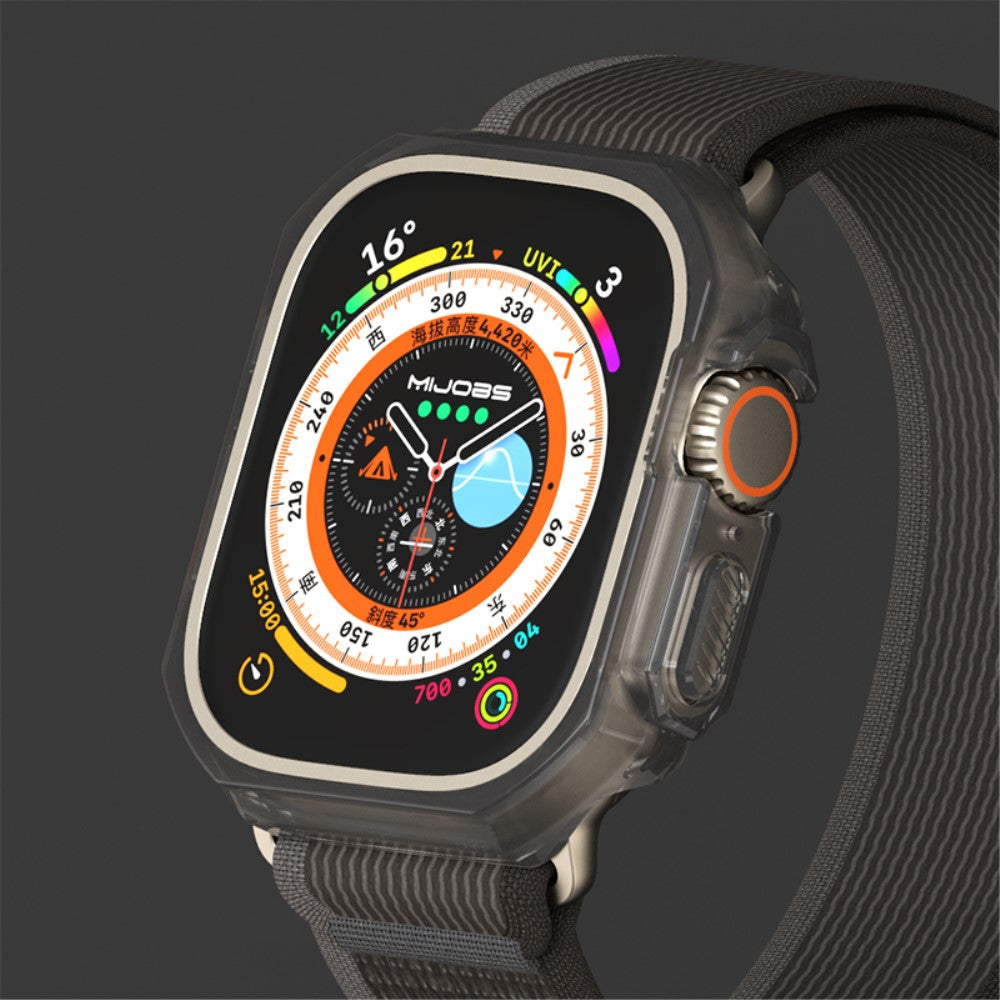 Rigtigt Fint Apple Watch Ultra Plastik Cover - Sølv#serie_5