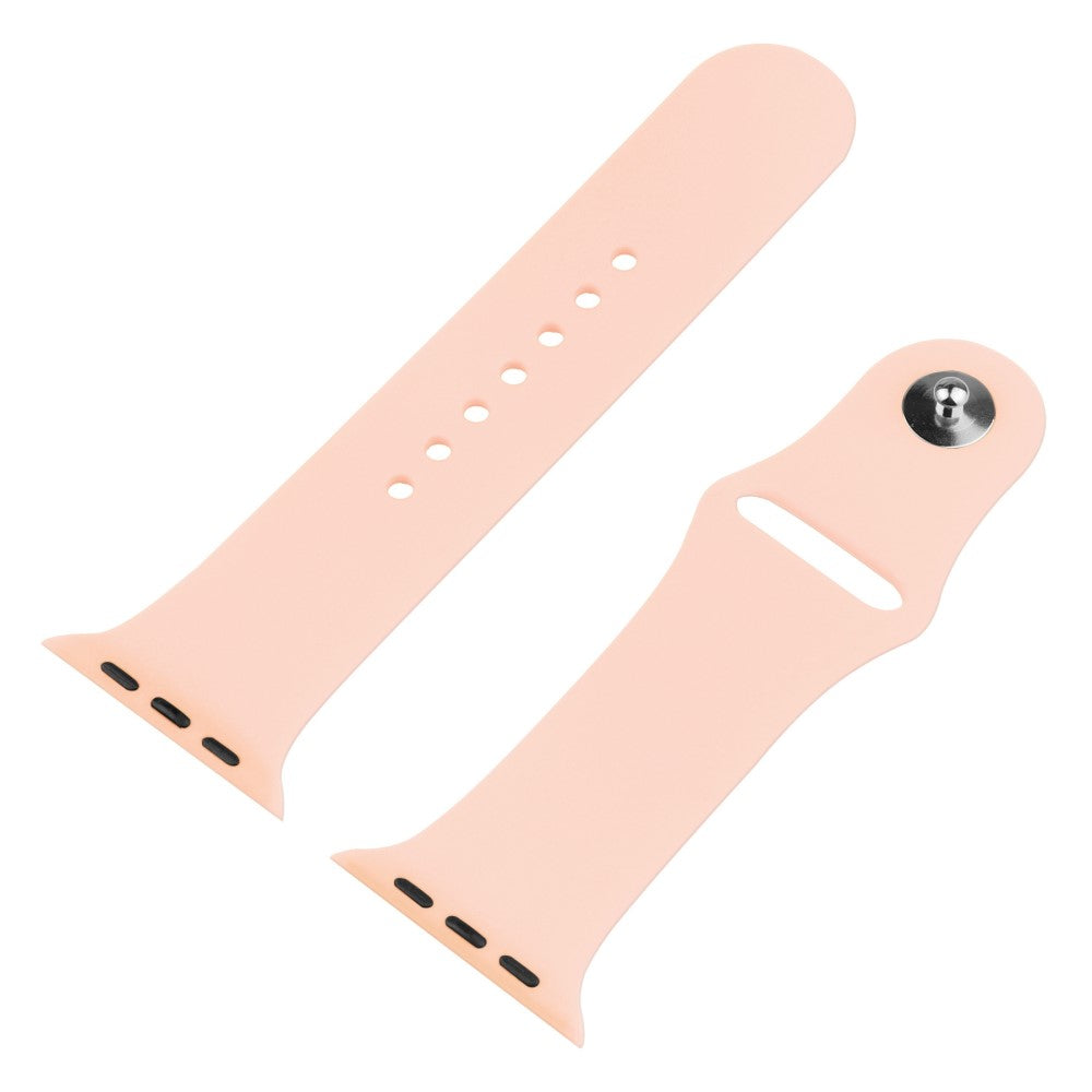 Apple Watch Series 8 (41mm) / Apple Watch Series 7 41mm Plastik Rem med Cover og Hærdet Glas - Pink#serie_9