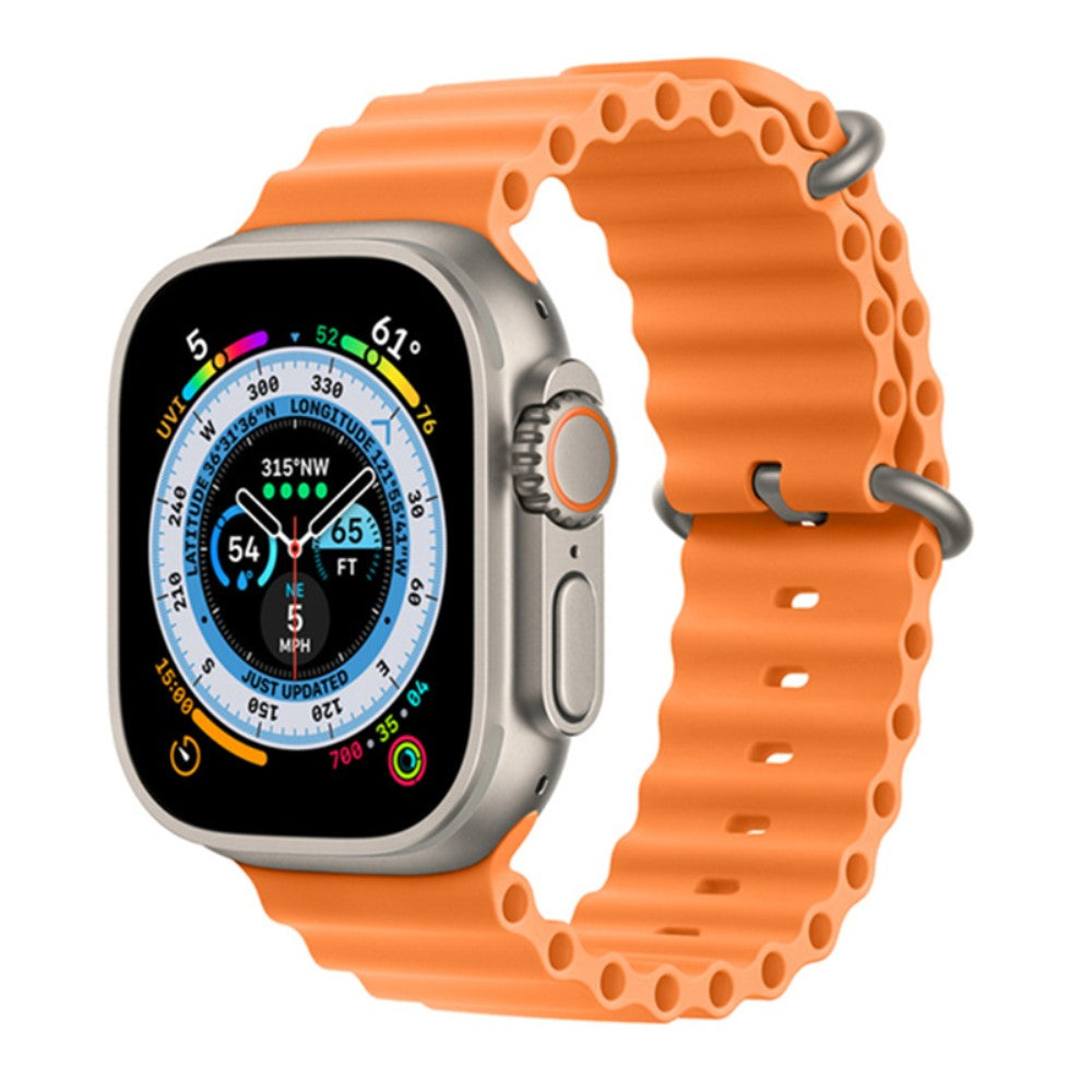 Super sejt Universal Apple Silikone Rem - Orange#serie_8