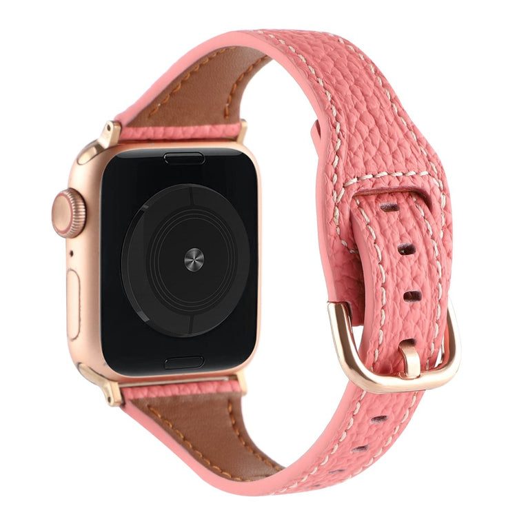 Super fed Universal Apple Ægte læder Rem - Pink#serie_4