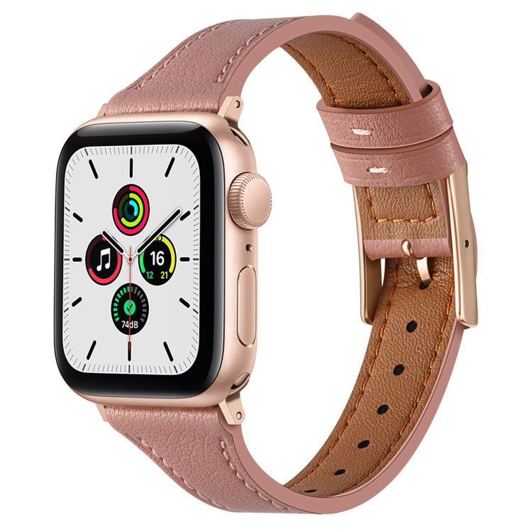 Smuk Universal Apple Ægte læder Rem - Pink#serie_7