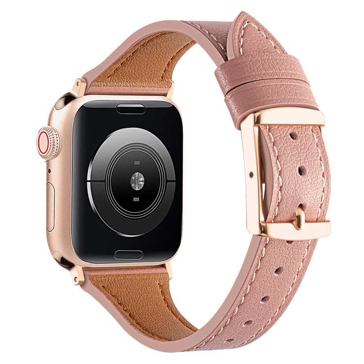 Smuk Universal Apple Ægte læder Rem - Pink#serie_7