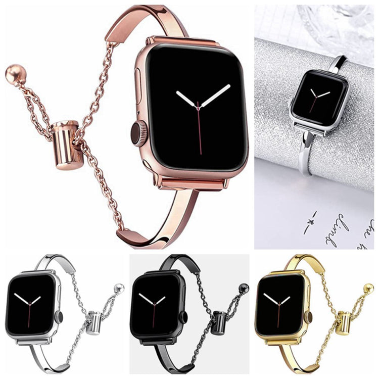 Meget Smuk Metal Universal Rem passer til Apple Smartwatch - Pink#serie_3