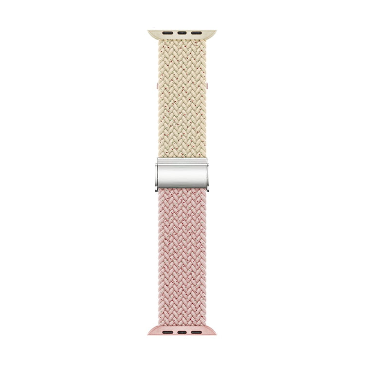 Tidsløst Nylon Universal Rem passer til Apple Smartwatch - Pink#serie_4