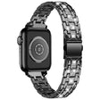 Niewiarygodnie Mocny Apple Smartwatch Metal I Stras Uniwersalne Pasek