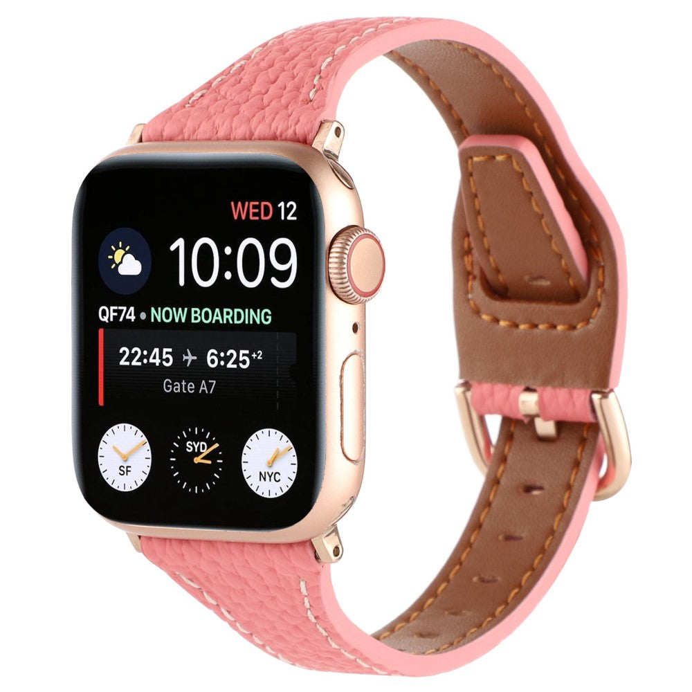 Meget cool Universal Apple Ægte læder Rem - Pink#serie_4