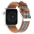 Wygodny Apple Smartwatch Skóra Syntetyczna Pu I Tkanina / Nylon Uniwersalne Pasek