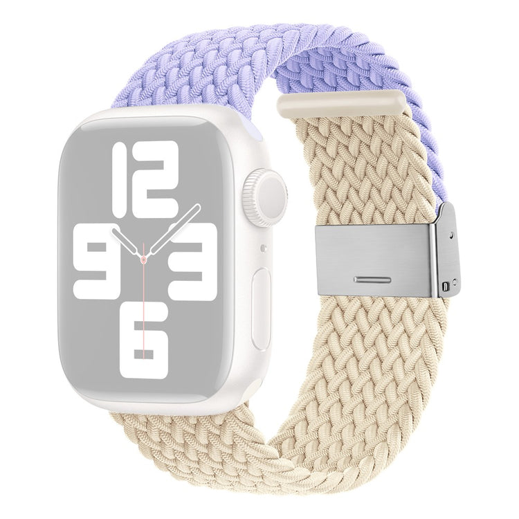 Glimrende Nylon Universal Rem passer til Apple Smartwatch - Lilla#serie_12