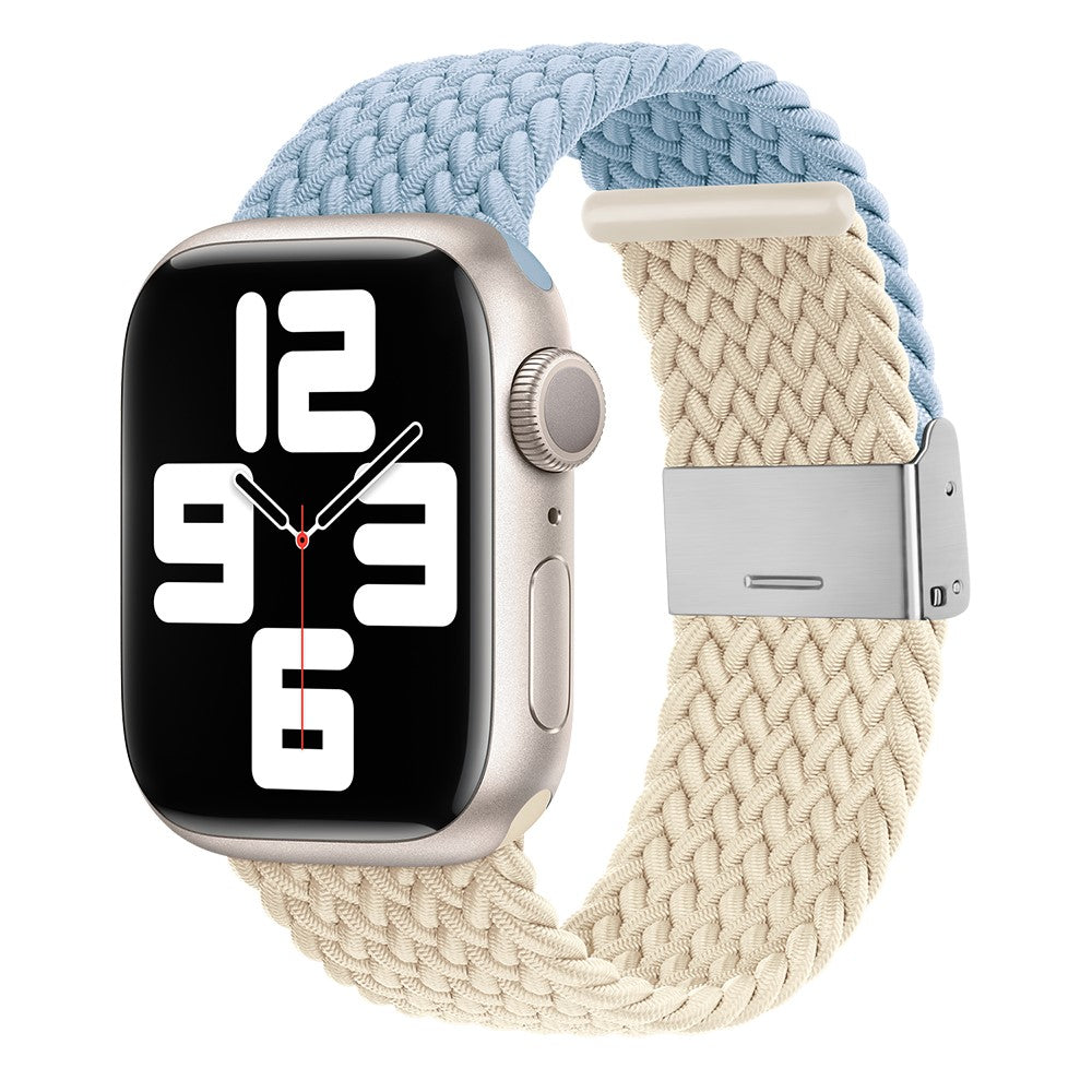 Glimrende Nylon Universal Rem passer til Apple Smartwatch - Blå#serie_16