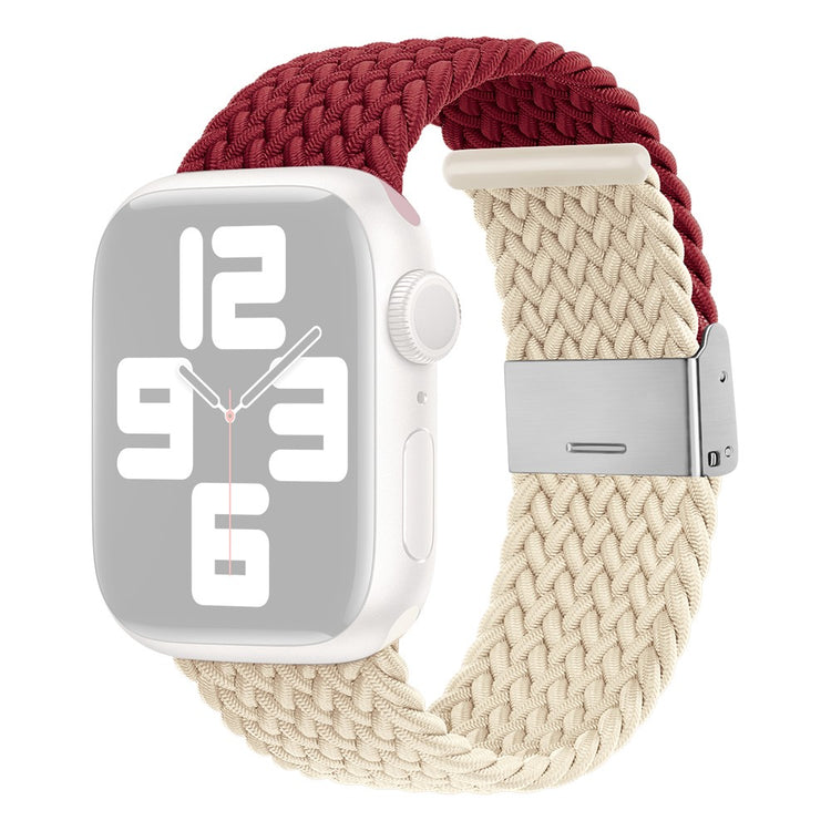 Glimrende Nylon Universal Rem passer til Apple Smartwatch - Rød#serie_2