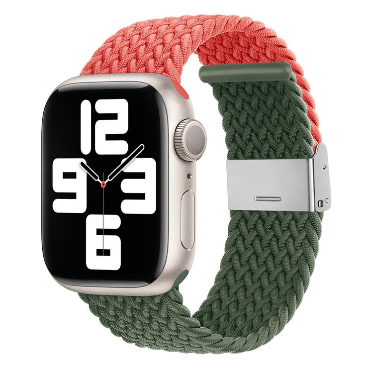 Glimrende Nylon Universal Rem passer til Apple Smartwatch - Grøn#serie_3