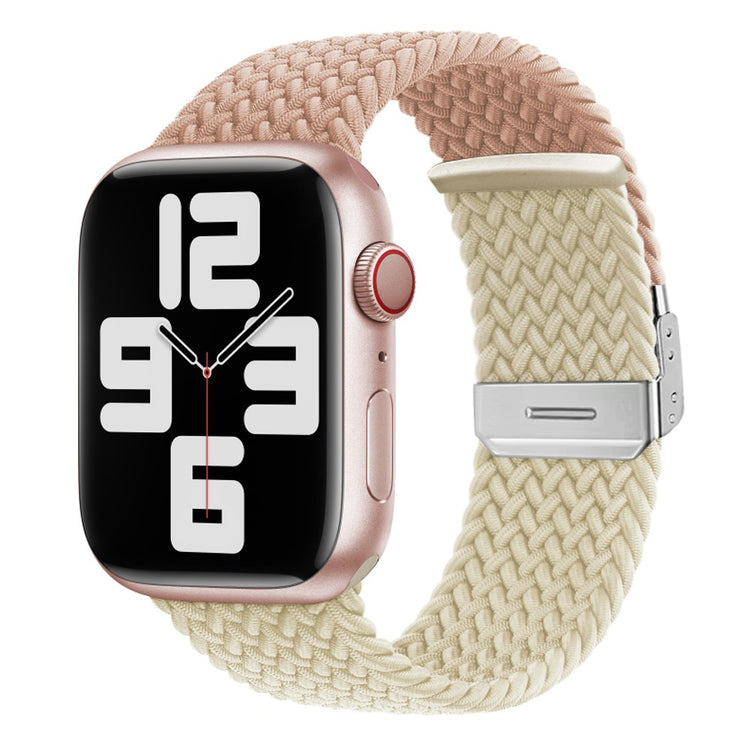 Glimrende Nylon Universal Rem passer til Apple Smartwatch - Pink#serie_9