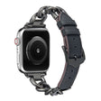 Absolutnie Przyjemny Apple Smartwatch Metal I Skóra Syntetyczna Pu Uniwersalne Pasek