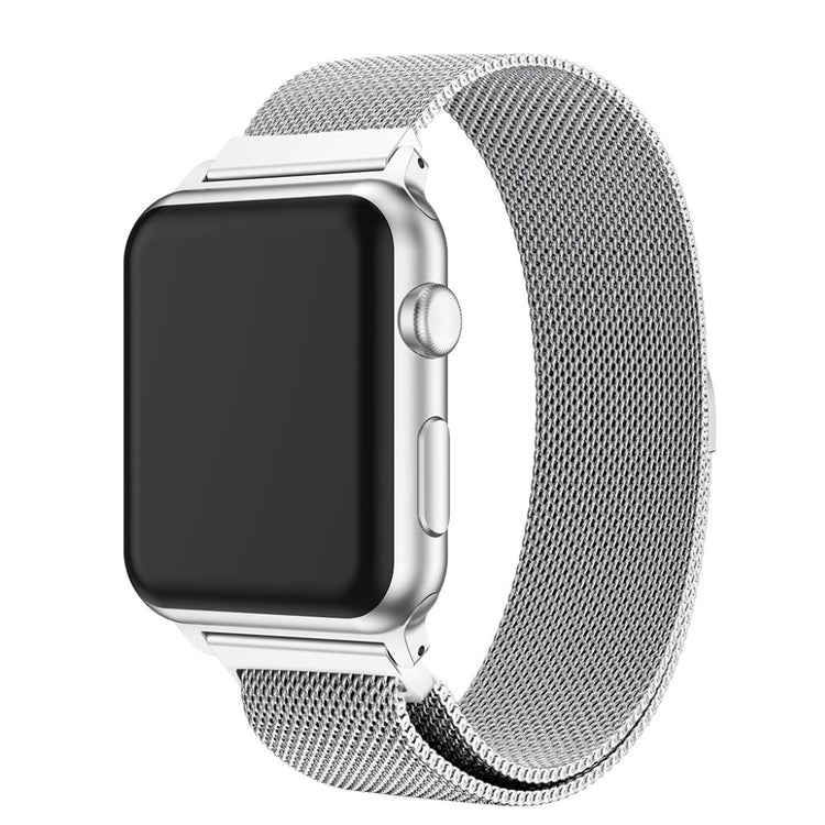 Skøn Apple Watch Series 1-3 42mm Metal Rem - Sølv#serie_4