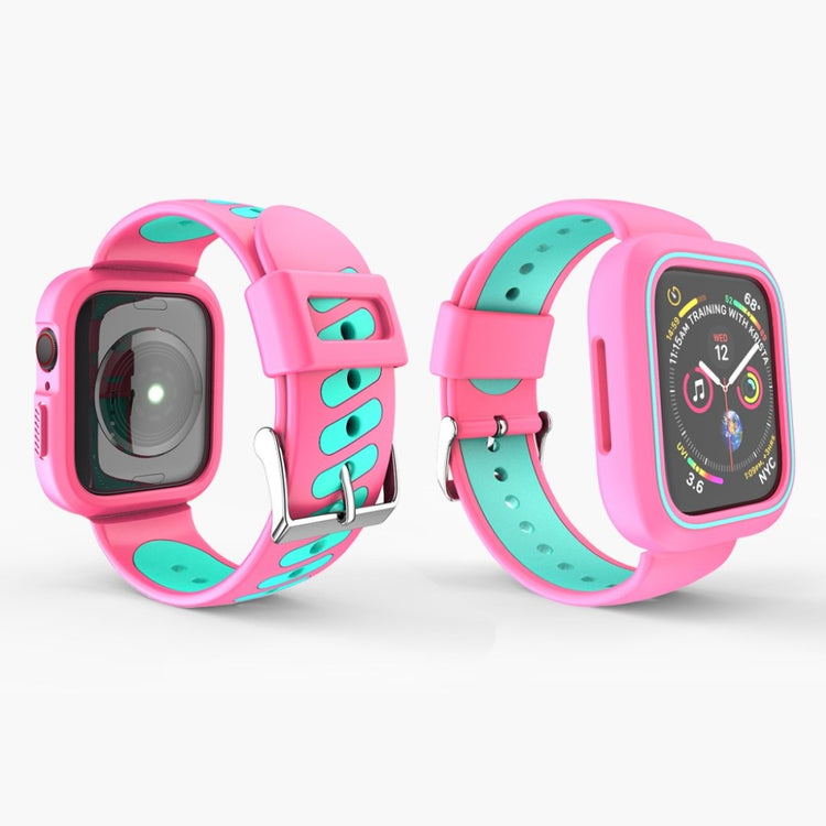 Vildt kønt Apple Watch Series 1-3 42mm Silikone Rem - Pink#serie_6