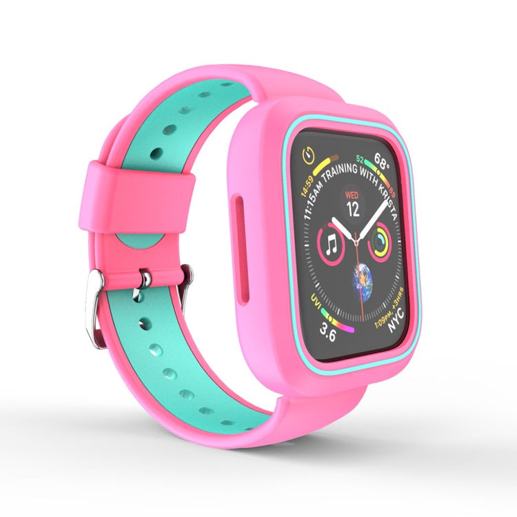 Vildt kønt Apple Watch Series 1-3 42mm Silikone Rem - Pink#serie_6