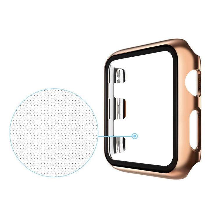 Alle Tiders Apple Watch Series 1-3 42mm Cover med Skærmbeskytter i Hærdet Glas - Gennemsigtig#serie_7