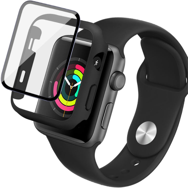 Apple Watch Series 1-3 42mm Silikone Cover med Rem - Gennemsigtig#serie_1