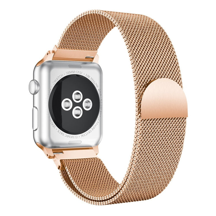 Komfortabel Apple Watch Series 1-3 38mm Metal Rem - Beige#serie_3