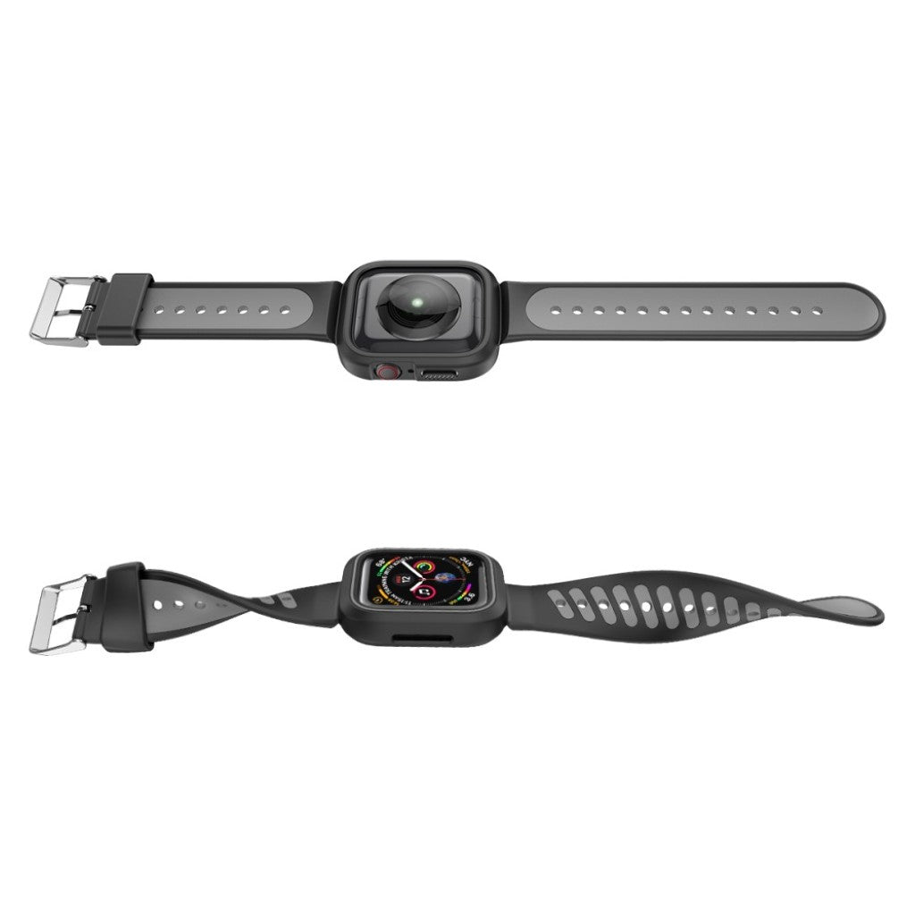 Mega kønt Apple Watch Series 1-3 38mm Silikone Rem - Sølv#serie_1