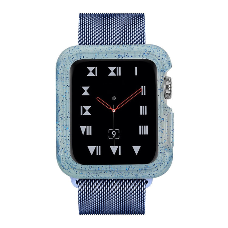 Mega Fed Apple Watch Series 1-3 38mm Silikone Cover - Blå#serie_2