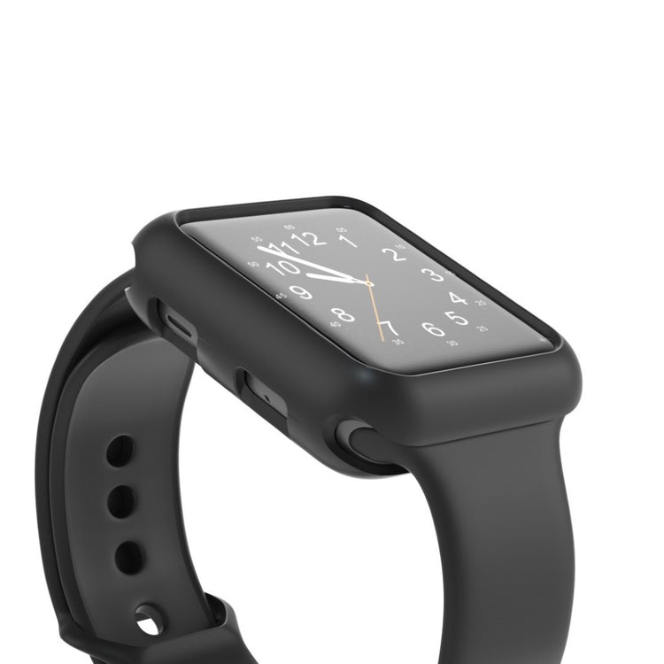 Vildt Fed Apple Watch Series 1-3 38mm Silikone Cover - Sort#serie_1