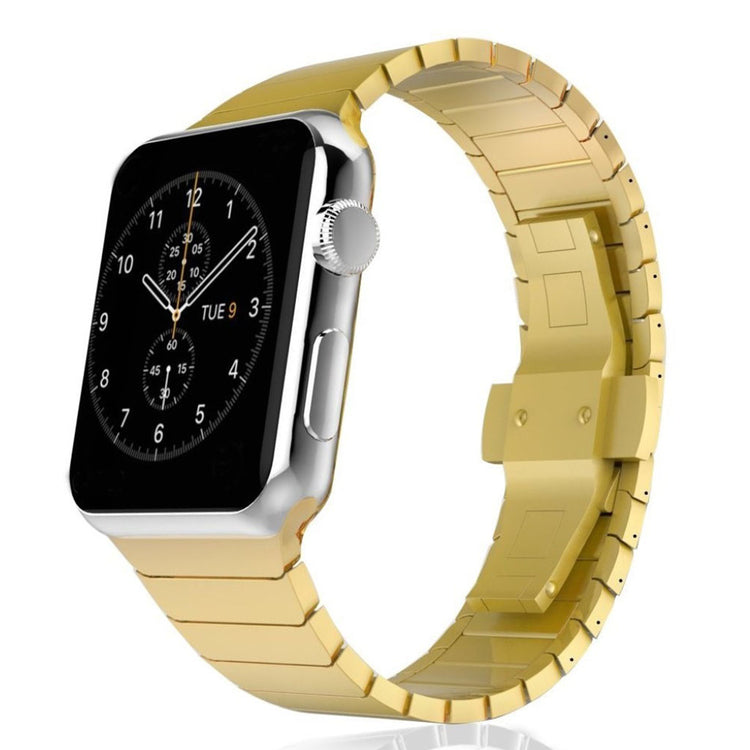 Cool Apple Watch Series 4 40mm Metal Rem - Guld#serie_1