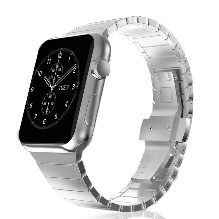 Cool Apple Watch Series 4 40mm Metal Rem - Sølv#serie_4