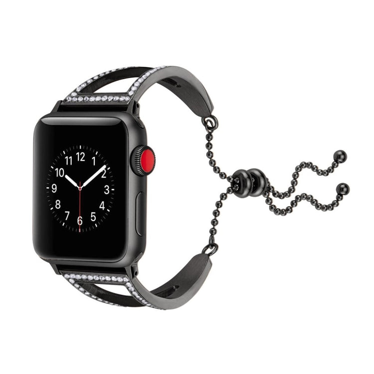 Helt vildt nydelig Apple Watch Series 4 40mm Metal Rem - Sort#serie_3