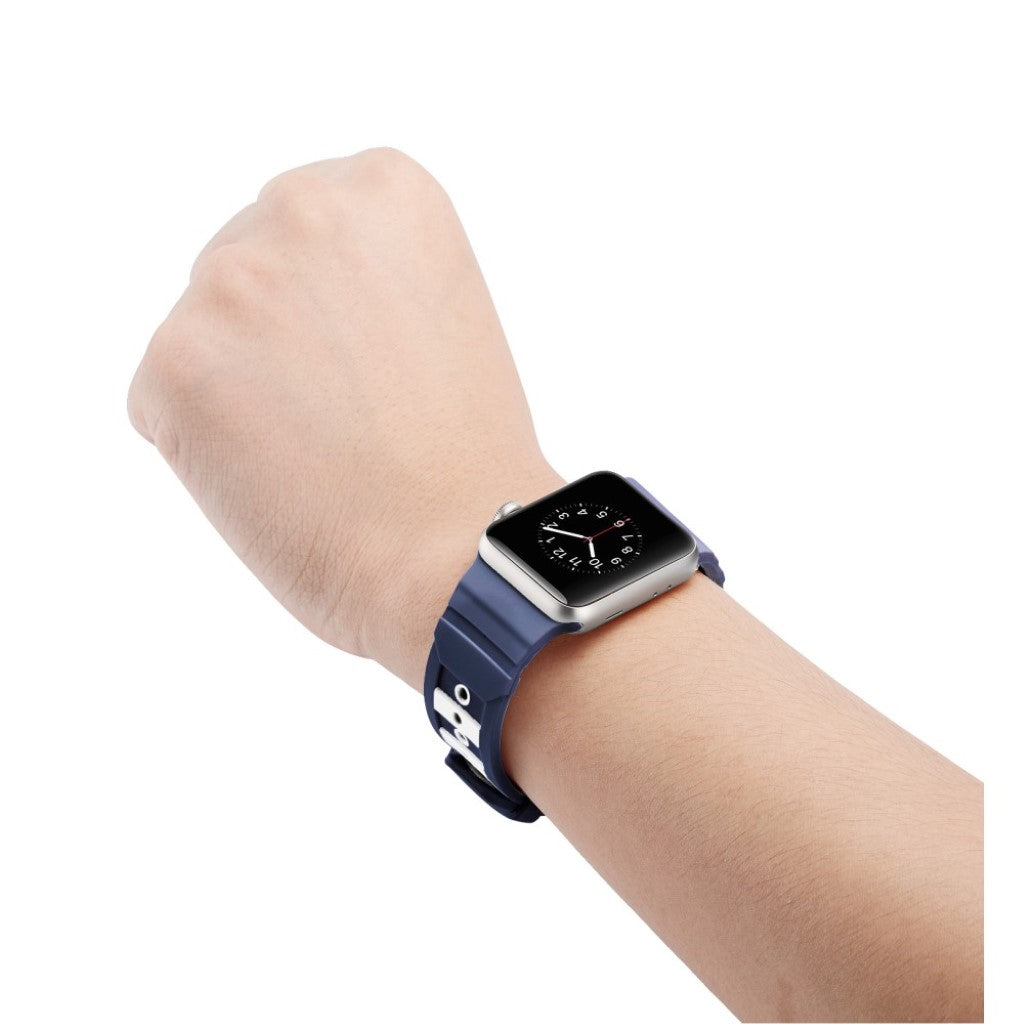 Superflot Apple Watch Series 4 40mm Silikone Rem - Flerfarvet#serie_1