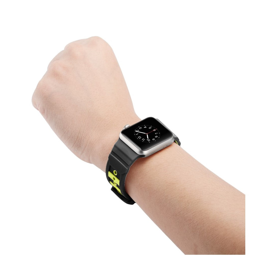 Superflot Apple Watch Series 4 40mm Silikone Rem - Flerfarvet#serie_4