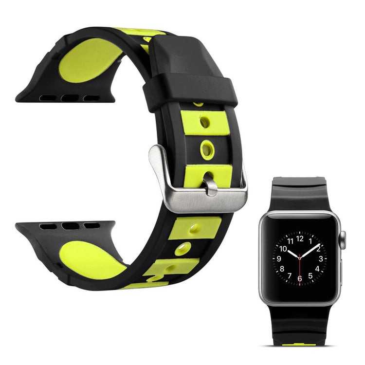 Superflot Apple Watch Series 4 40mm Silikone Rem - Flerfarvet#serie_4