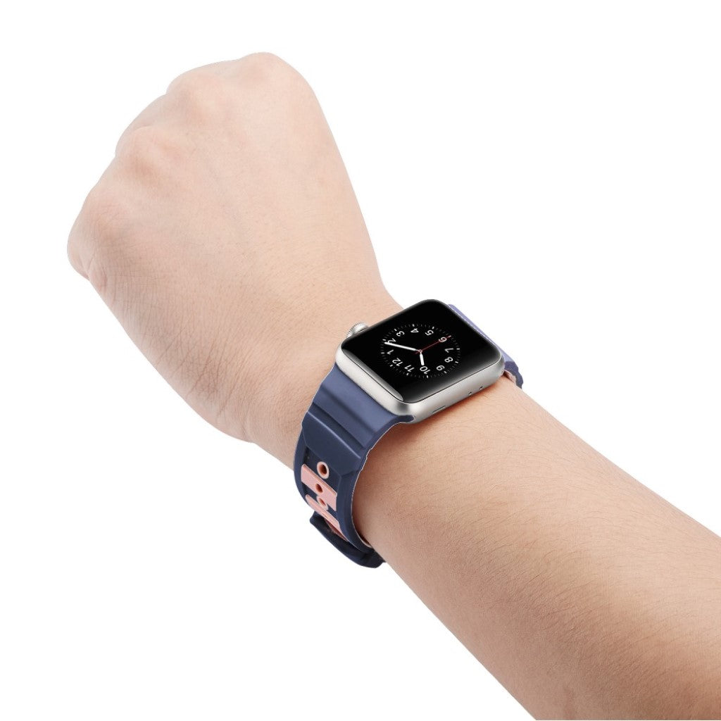 Superflot Apple Watch Series 4 40mm Silikone Rem - Flerfarvet#serie_5