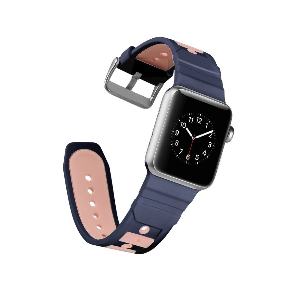 Superflot Apple Watch Series 4 40mm Silikone Rem - Flerfarvet#serie_5