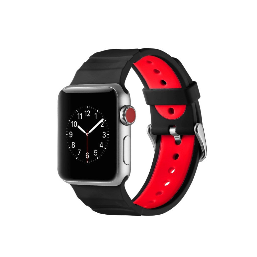 Superflot Apple Watch Series 4 40mm Silikone Rem - Flerfarvet#serie_6