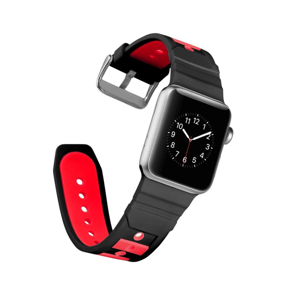 Superflot Apple Watch Series 4 40mm Silikone Rem - Flerfarvet#serie_6