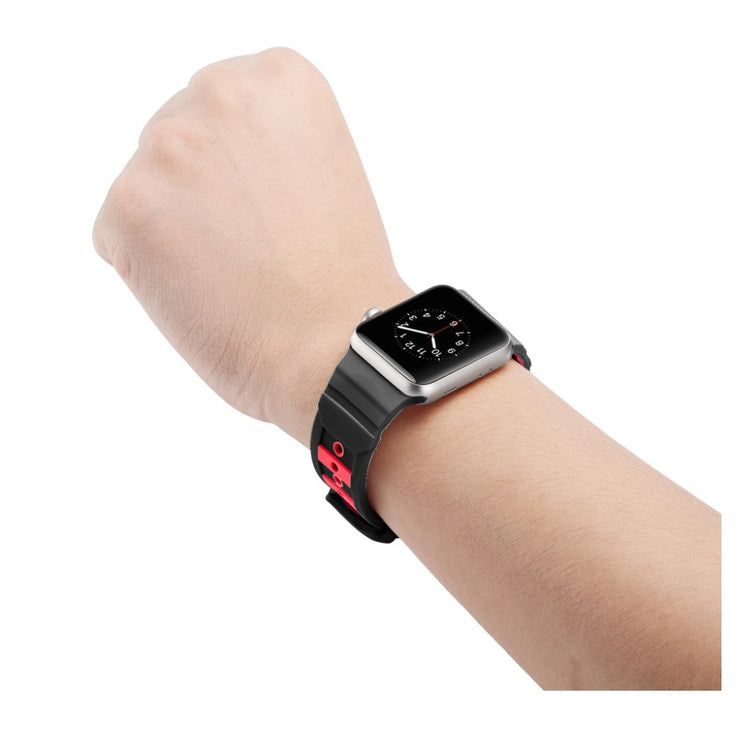 Superflot Apple Watch Series 4 40mm Silikone Rem - Flerfarvet#serie_6