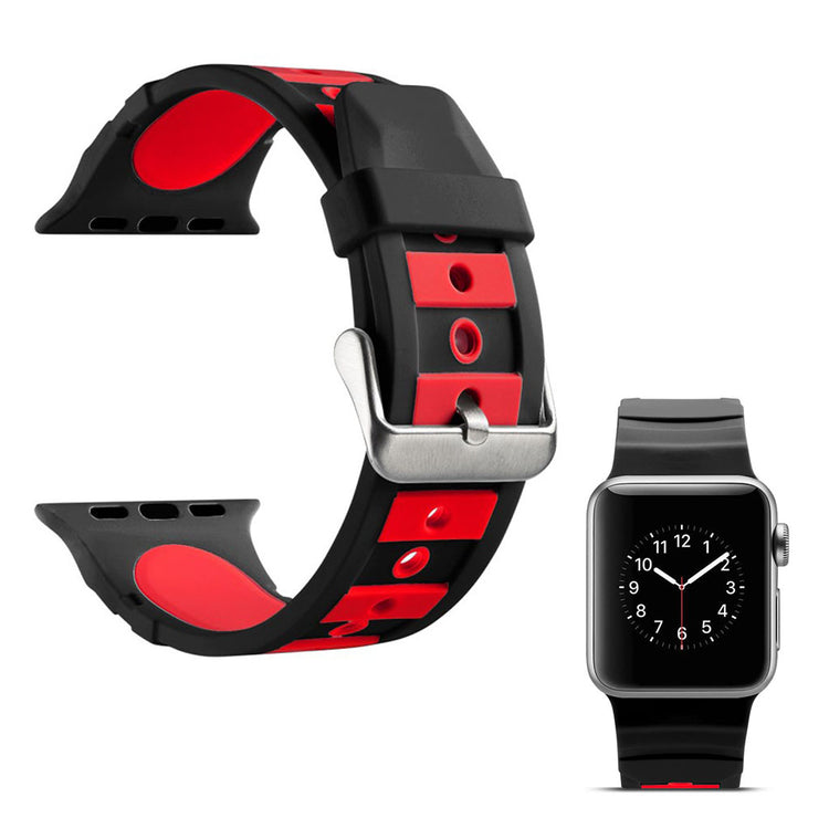 Superflot Apple Watch Series 4 40mm Silikone Rem - Flerfarvet#serie_6